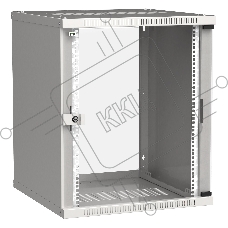 Шкаф ITK LWE3-15U66-GF LINEA WE 15U 600x600 мм дверь стекло серый
