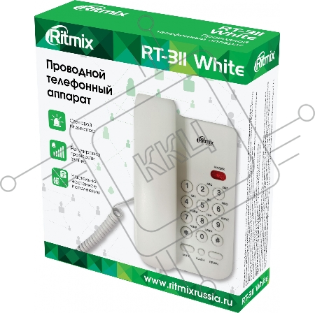 Телефон RITMIX RT-311 white