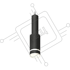Светильник Ambrella Light XP8162002 SBK/FR черный песок/белый матовый GX53 (A2302, C6356, A2101, C8162, N8445)