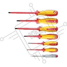 Набор отверток Matrix диэлект.до 1000в проб.эл. - до 250в двухкомп.рукоятки (7шт.) Набор отверток Matrix диэлект.до 1000в проб.эл. - до 250в двухкомп.рукоятки (7шт.)