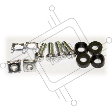 Кабельный организатор Hyperline CM-1U-ML-COV с металлическими кольцами и крышкой, 19