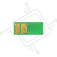 Чип Canon LBP 611/613/MF631/633/635Cx (2.2K стр.) 045HM Magenta
