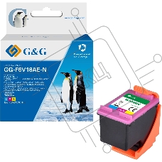 Картридж струйный G&G GG-F6V18AE-N 123XL голубой/пурпурный/желтый (18мл) для HP DJ 1210/1212/1212/2130/2131/2132/2133/2134/2630/3639 AIO;Envy 4510/4512/4516/4517/4520/4521/4522/4523/4524/4524/4525/4526/4527/4528/5010/5012/5014/5020/5030/5032/5034/5052/505