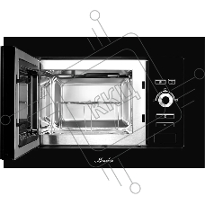 Встраиваемая микроволновая печь Monsher MMH 201 B, 59.3х38.5х31.3 см, мощность микроволновой печи 800-1250 Вт, мощность гриля 1000 Вт, 5 уровней мощности, электронное управление, многофункциональный дисплей, режим Микроволны/Гриль/Комби, автоменю8 програм