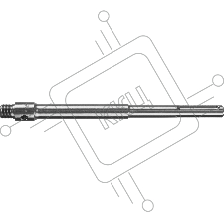 Переходник ЗУБР 29188-300_z01  державка для бур.коронки SDSmax 300мм М22 конусное крепление