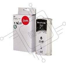 Струйный картридж Sakura B3P22A (№727 Matte Black) для HP, черный матовый, 130 мл.