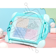 Доска для рисования Deli 50302BLUE магнитные прямоугольная 32.5х25.4мм синий