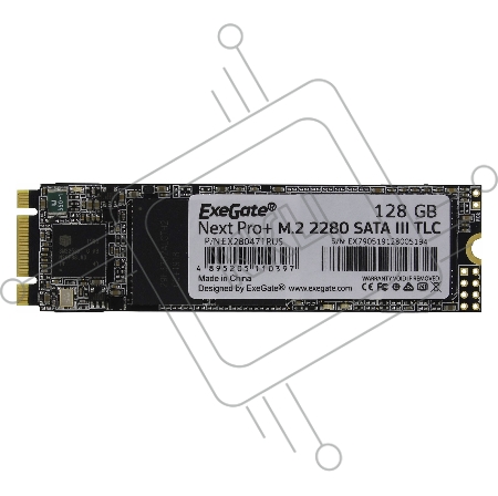Накопитель SSD  ExeGate EX280471RUS UV500MNextPro+ 128 Gb M.2 2280  3D TLC (SATA-III)