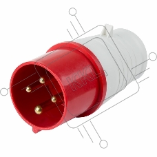 Вилка 024 переносная 3Р+РЕ 32А 380В IP44 REXANT