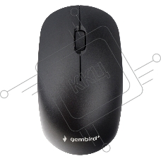 Мышь беспроводная Gembird MUSW-435 черный, 1600 dpi, радиоканал, USB, кнопки - 3