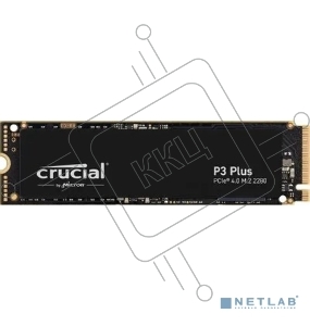 Твердотельный накопитель Crucial P3 Plus 1TB PCIe M.2 2280 SSD  CT1000P3PSSD8 NVMe (PCIe Gen 4 x4), 3D NAND, R/W 3600/5000MB/s, TBW 220, DWPD 0