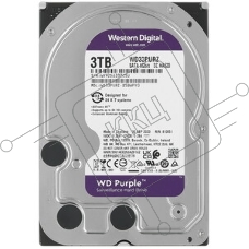 Жесткий диск HDD WD Purple 3Tb 5400rpm SATA 256Mb 3.5