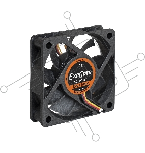 Вентилятор ExeGate ExtraSilent ES06015S3P, 60x60x15 мм, подшипник скольжения, 3pin, 2500RPM, 22dBA