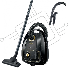 Пылесос Bosch BGL38GOLD черный/золотистый, 350/1700 Вт, уборка сухая, пылесборник мешок 4 л