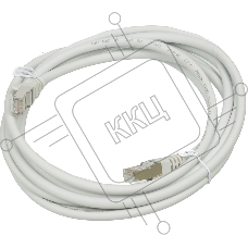 Кабель Патч-корд Lanmaster FTP LAN-PC45/S6A-3.0-GY вилка RJ-45-вилка RJ-45 кат.6А 3м серый LSZH (уп.:1шт)