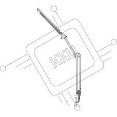 Camelion KD-821 C03 серебро LED (Св-к наст.,8 Вт, 230В, 2 ур.ярк,350лм, струбцина)