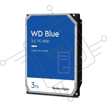 Жесткий диск Western Digital Original SATA-III 3Tb WD30EZAZ Blue (5400rpm) 256Mb 3.5