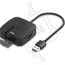 Концентратор Vention CHABD (OTG USB 2.0/ USB 3.0 на 4 порта Черный - 0.5м.)