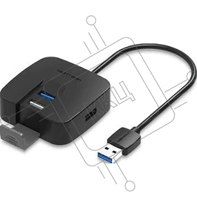 Концентратор Vention CHABD (OTG USB 2.0/ USB 3.0 на 4 порта Черный - 0.5м.)