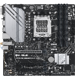 Материнская плата ASUS PRIME B650M-A WIFI II Socket AM5 AMD B650 4xDDR5 mATX AC`97 8ch(7.1) 2.5Gg RAID+VGA+HDMI+DP