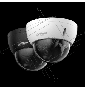 Уличная купольная IP-видеокамера Dahua 8Мп 1/2.7” CMOS объектив 3.6мм