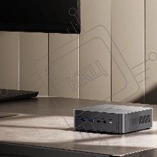 Компьютер Chuwi AuBox Intel Core Ultra 5 226V(2.1Ghz)/16384Mb/512PCISSDGb/Int:Intel Iris Xe Graphics/BT/WiFi/war 1y/0.865kg/Grey/Win11Pro + USB3.0*4/HDMI*1/DP*1/RJ45*1/WIFI6,BT5.2/bracket