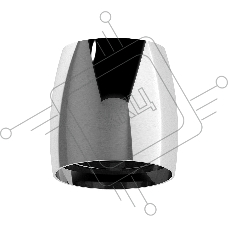 Корпус светильника C1143 PSL серебро полированное D100*80*H100mm MR16 GU5.3