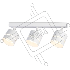 Светильник Ambrella light TN71062/3 WH белый GX53/3 max 12W 405*85*150