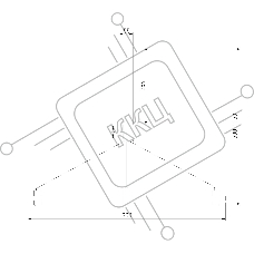 Шинопровод с тросовыми креплениями Round (черный) (800?) Esthetic Magnetic 85138/00