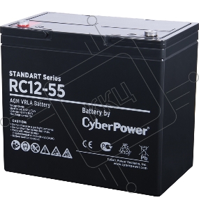 Батарея SS CyberPower Standart series RC 12-55 / 12V 55 Ah