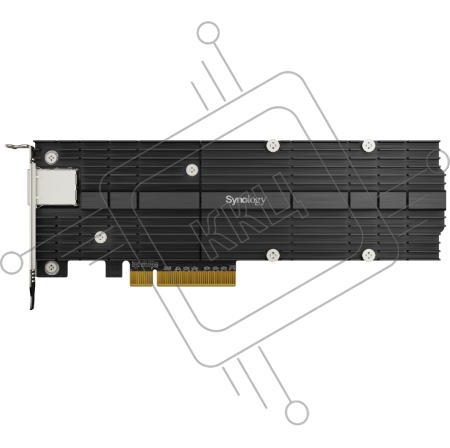 Сетевая карта Synology M.2 SSD-NVME adapter M.2 2110/2080,2 slots m.2 key , 10 Gigabit port RJ-45, PCIe 3.0 x8 adapter (FH bracket)'