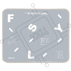 Коврик для мыши A4Tech FStyler FP25 серый/белый 250x200x2мм