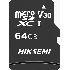 Флеш карта Micro SecureDigital 64Gb Hikvision HS-TF-C1/64G {MicroSDHC Class 10 UHS-I}