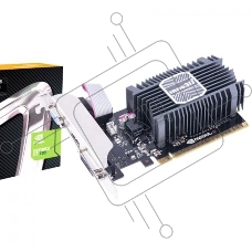 Видеокарта 1Gb <PCI-E> Inno3D GT730 c CUDA <GFGT730, GDDR3, 64 bit, HDCP, DVI, HDMI, Retail>