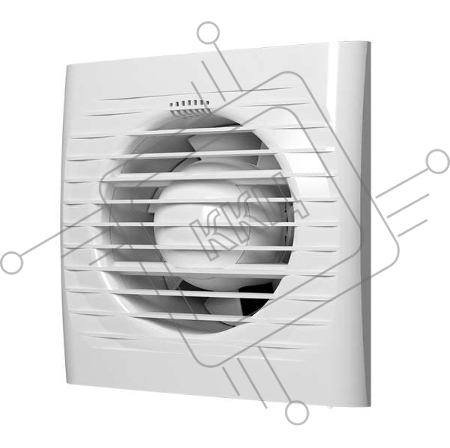 Вентилятор вытяжной осевой 125мм шнур бел. ERA OPTIMA 5-02