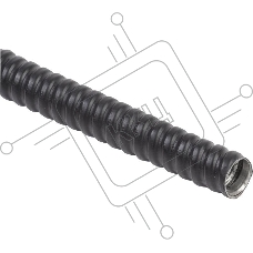 Металлорукав Р3-ЦПнг-20 (50м) с протяжкой черный Iek CMP10-20-050