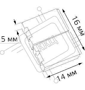 Набор коннекторов для светодиодной ленты RGB 5 шт. в упак.