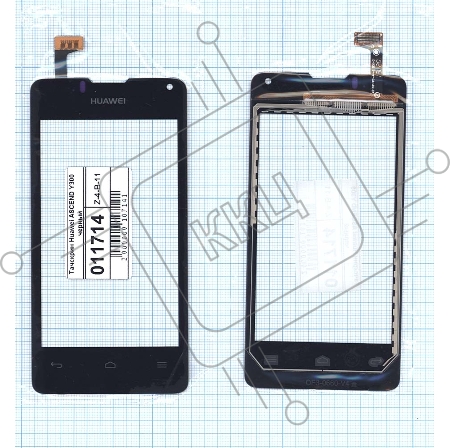 Сенсорное стекло (тачскрин) для Huawei Ascend Y300, черное