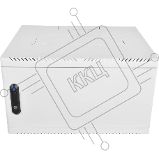 Шкаф коммутационный ЦМО (ШРН-6.350.1) настенный 6U 600x350мм пер.дв.металл 200кг серый 300мм 180град.
