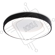Потолочный светодиодный светильник Ambrella light FZ1403 BK черный IP20 48W 3000K-6500K D500*50 (ПДУ ИК)