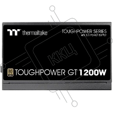 Блок питания Thermaltake Toughpower GT 1200W, 1200Вт, 80+ Gold, 120мм, модульный, черный