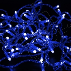 Гирлянда Нить 10м, эффект мерцания (каждый 5-ый), прозрачный ПВХ, 230В, Синий Гирлянда Нить 10м, эффект мерцания (каждый 5-ый), прозрачный ПВХ, 230В, Синий