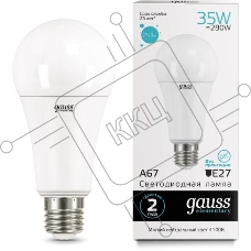 Лампа светодиодная LED Elementary A67 35Вт E27 4100К Gauss 70225