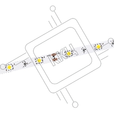 Лента светодиодная 5м IEK PRO LSR-5050WW30-7,2-IP20-12В