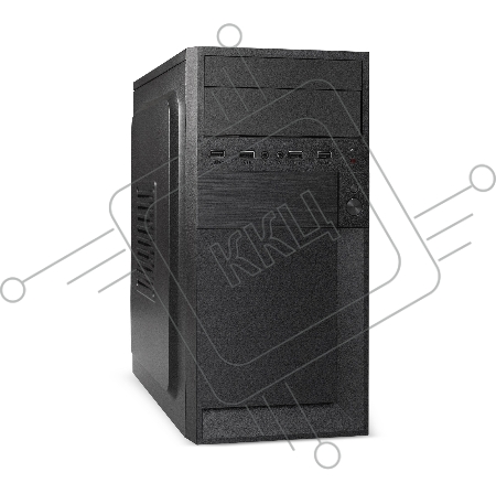 Корпус Minitower ExeGate EX291139RUS BAA-105-01 (mATX, без БП, 4*USB, аудио, черный)