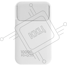 Портативный аккумулятор Perfeo (PF_E1632) - 10000 mAh, белый