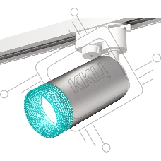 Светильник Ambrella light XT6324002 SSL/SWH/BL серебро песок/белый песок/голубой MR16 GU5.3 (A2520, C6324, N6153)