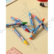 Восковые мелки Deli EC21010 Super Wings 18 цветов, картонная коробка с европодвесом