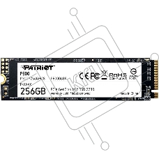 Накопитель SSD Patriot P300, 256GB, PCIe 3.0 x4, M.2 2280, NVMe, R/W 1700/1100