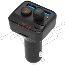 Автомобильный FM-модулятор Ritmix FMT-B100 черный BT USB (80000554)
